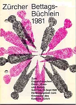 Bettagsbüechli Zürich 1981