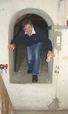 Gewölbedurchstieg mit Pfr. Castelberg