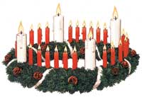 Adventskranz Wichern 1839