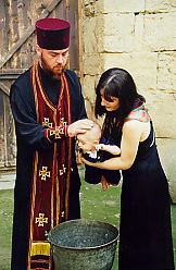 Taufe, georgisch