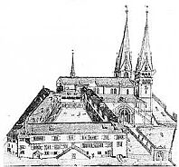 GrossmÃ¼nster und Chorherrenstift 1710
