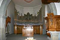 Kilchberg: Orgel und Kanzel, nach O