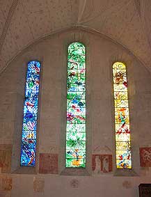 Chagall-Fenster Chor-Ostwand