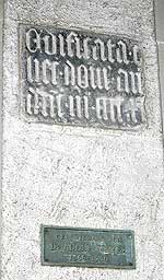 Pfarrhaus-Inschriften