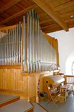 Orgel und Spieltisch