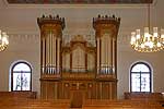 Thalwil ZH: die alte Haas-Orgel auf der Empore